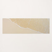 Tropisch strand zand. yogamat (Achterkant (horizontaal))