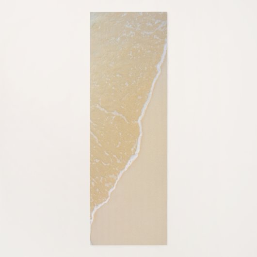 Tropisch strand zand. yogamat (Achterkant)