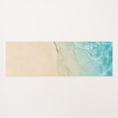 Tropisch strand, zand, zeester yogamat (Achterkant (horizontaal))