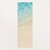 Tropisch strand, zand, zeester yogamat (Achterkant)