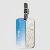 Tropisch strand Zee Sand Sky & Summer Day Bagagelabel (Voorkant (verticaal))