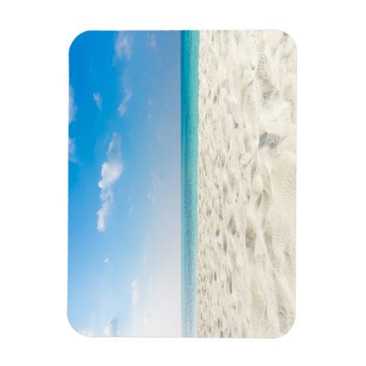 Tropisch strand Zee Sand Sky & Summer Day Magneet (Verticaal)