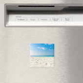 Tropisch strand Zee Sand Sky & Summer Day Magneet (Insitu (Vaatwasser))