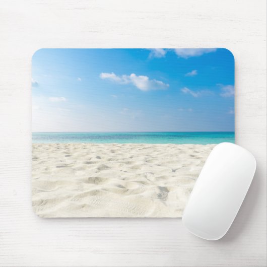 Tropisch strand Zee Sand Sky & Summer Day Muismat (Met muis)