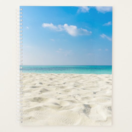 Tropisch strand Zee Sand Sky & Summer Day Planner (Voorkant)