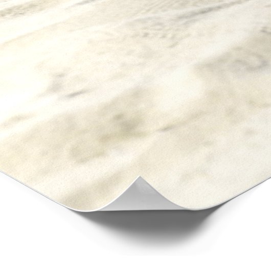 Tropisch strand Zee Sand Sky & Summer Day Poster (Hoek)