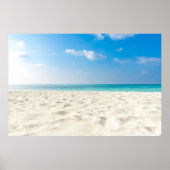 Tropisch strand Zee Sand Sky & Summer Day Poster (Voorkant)