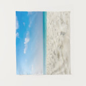 Tropisch strand Zee Sand Sky & Summer Day Wandkleed (Voorkant)