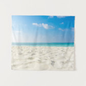 Tropisch strand Zee Sand Sky & Summer Day Wandkleed (Voorkant (horizontaal))
