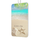 Tropisch strand,Zee ster,Schelp Luchtverfrisser (Links)