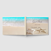 Tropisch Strand, Zeester, Schelp Bruiloft Gastenboek (Volledig)