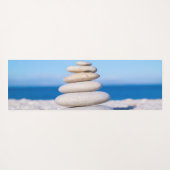 Tropisch strand Zen Stenen Yogamat (Achterkant (horizontaal))