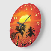 Tropisch strand Zonneoostzee palmbomen | Grote Klok (Hoek)