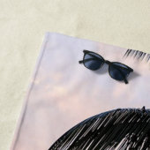 Tropisch strand zonnepalm strandlaken (In situ)