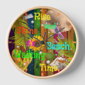 Tropisch strand Zonnevrije tijd in opstand en Shin (Voorkant)