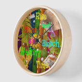 Tropisch strand Zonnevrije tijd in opstand en Shin (Hoek)