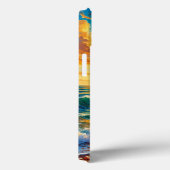 Tropisch strand zonsondergang met palmbomen Case-Mate iPhone case (Achterkant / Rechts)