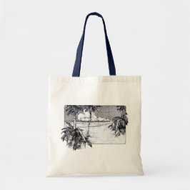 Tropisch strand Zuidwind  Kunst Tote Bag