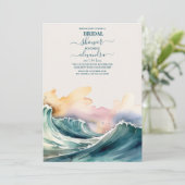 Tropisch  strandbestemming Vrijgezellenfeest Kaart (Staand voorkant)