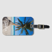 Tropisch stranddroom gepersonaliseerd bagagelabel (Voorkant (horizontaal))