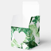 Tropisch strandgeblader bedankdoosjes (Geopend)