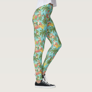Tropisch strandgevoel in Chihuahua Leggings