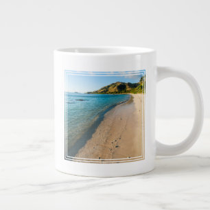 Tropisch strandlandschap, Fiji Grote Koffiekop