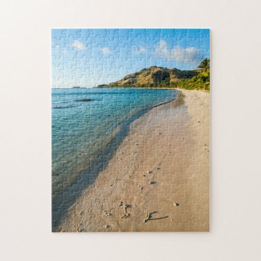 Tropisch strandlandschap, Fiji Legpuzzel (Verticaal)