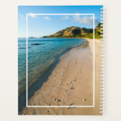 Tropisch strandlandschap, Fiji Planner (Achterkant)