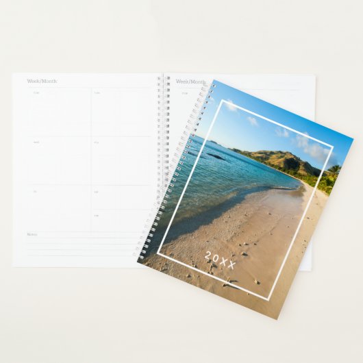 Tropisch strandlandschap, Fiji Planner (Display)