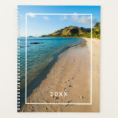Tropisch strandlandschap, Fiji Planner (Voorkant)