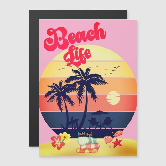 Tropisch strandleven (Voorkant / Achterkant)