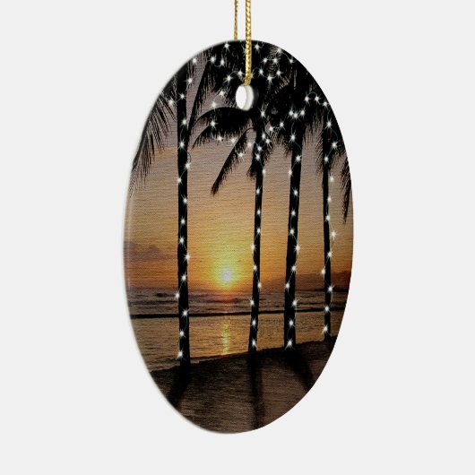 Tropisch strandlicht nachtlicht keramisch ornament (Rechts)