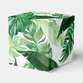 Tropisch strandloof bedankdoosjes (Achterkant)