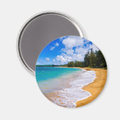 Tropisch strandparadijs, Hawaï Magneet (Voorkant / Achterkant)