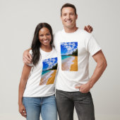 Tropisch strandparadijs, Hawaï T-shirt (Unisex)