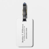 Tropisch strandparadijs, Hawaii Bagagelabel (Achterkant verticaal)