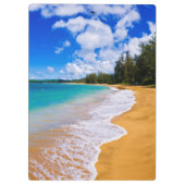 Tropisch strandparadijs, Hawaii Klembord (Achterkant)