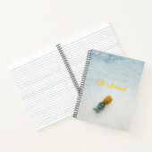 Tropisch strandparadijs notitieboek (Binnen)