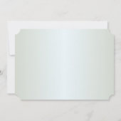 Tropisch strandprieel bloemstuk kaart (Achterkant)