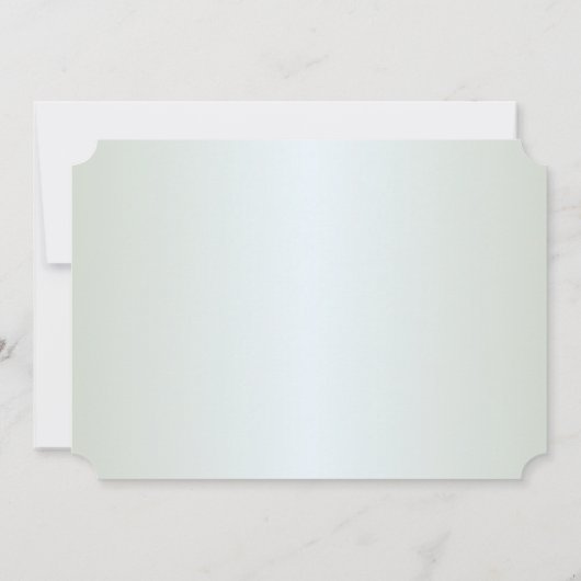 Tropisch strandprieel bloemstuk kaart (Achterkant)