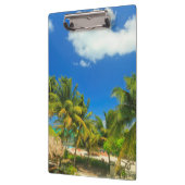 Tropisch strandresort, Belize Klembord (Links)