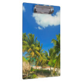 Tropisch strandresort, Belize Klembord (Rechts)