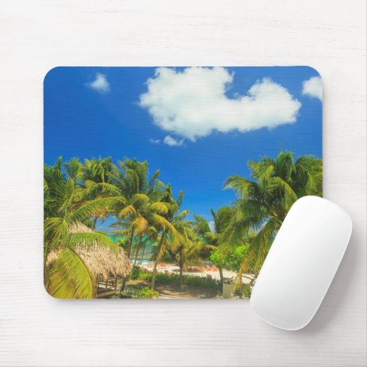 Tropisch strandresort, Belize Muismat (Met muis)