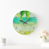 tropisch strandschilderij dit altijd . Ja. Ja. Grote Klok (Huis)