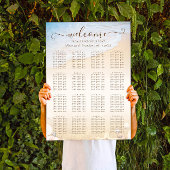 Tropisch strandstaartweddenzeeschema poster