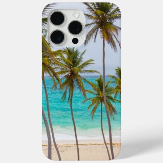 Tropisch strandthema Case-Mate iPhone case (Achterkant)