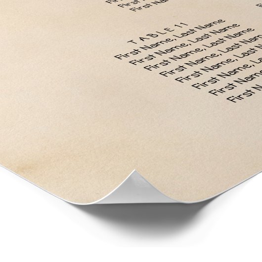 Tropisch stransport 14-zittingsschema poster (Hoek)