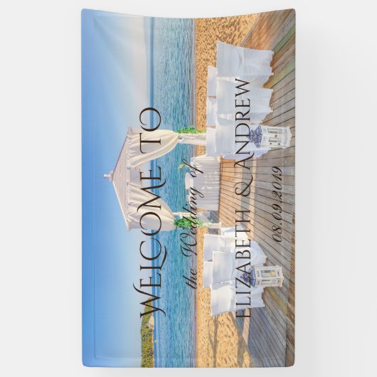 Tropisch stransport Banner (Verticaal)