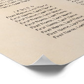 Tropisch  stratend stratend heetsenbord poster (Hoek)